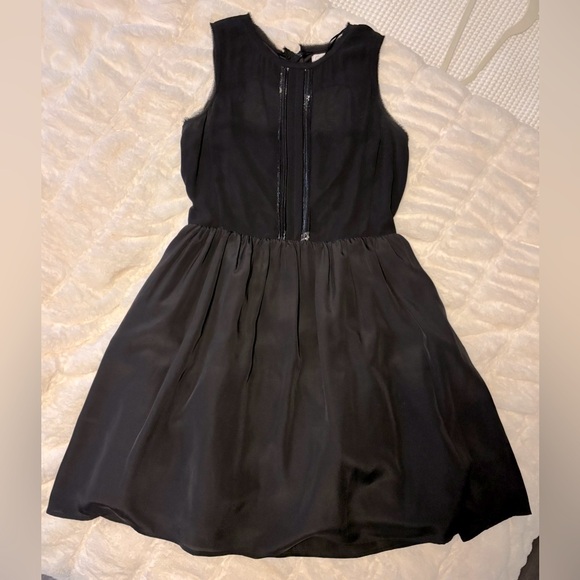 Jessica Simpson Black Sleeveless Fit & Flare Party Dress Tulle 10 Whimsigoth - Picture 2 of 8